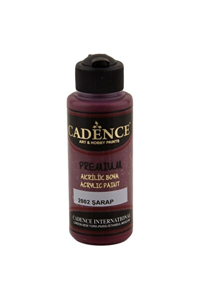 Cadence Premium Akrilik Boya 2002 Şarap Rengi 120ml