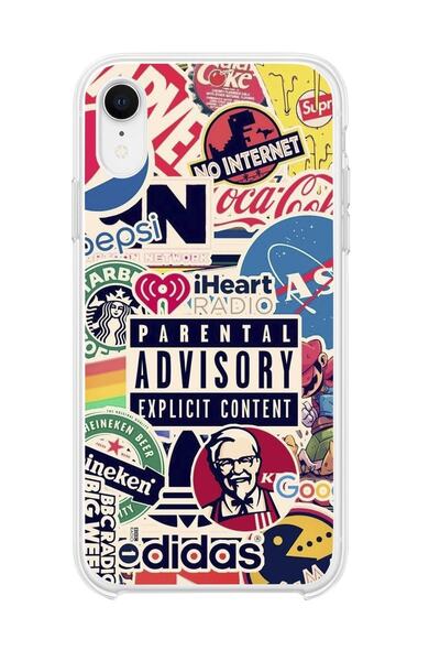 mooodcase حافظة آيفون Xr Parental من السيليكون الشفاف الفاخر