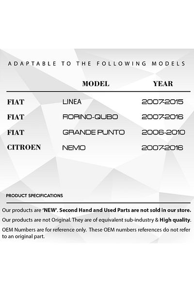 ALPHA AUTO PART Radio Cd Button For Fiat Linea