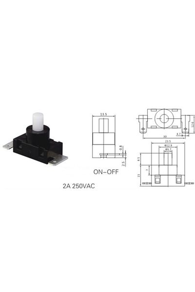 Arduino Snap Key 90'c Leg