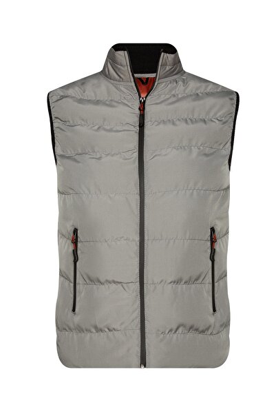 SÜVARİ Dolum Gri Erkek Yelek