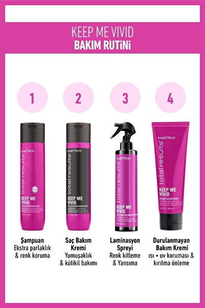 Matrix Total Results Keep Me Vivid Boyama Işlemi Sonrası Renk Kitleyici Laminasyon Spreyi 200 ml