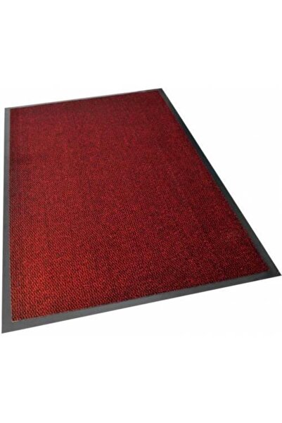 ZeminBurada Nem Alıcı Hijyenik Kapı Önü Paspas Kırmızı - 60cmx90cm