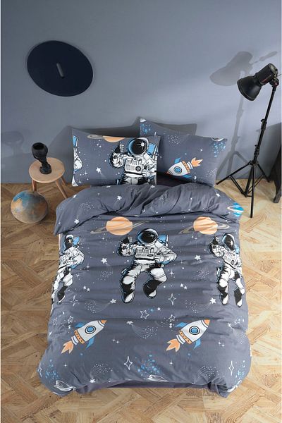 Always Σετ Παπλωματοθήκη Μονή Ranforce με Astronaut