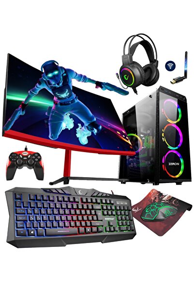 Zeiron Rsx24 Ryzen 5 5600x 8gb 256gb M.2 + 1tb Gtx1650 24" 144hz Oyuncu Bilgi...