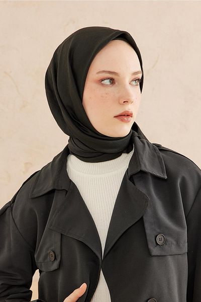BURDEN IPEK Cotton Scarf Black