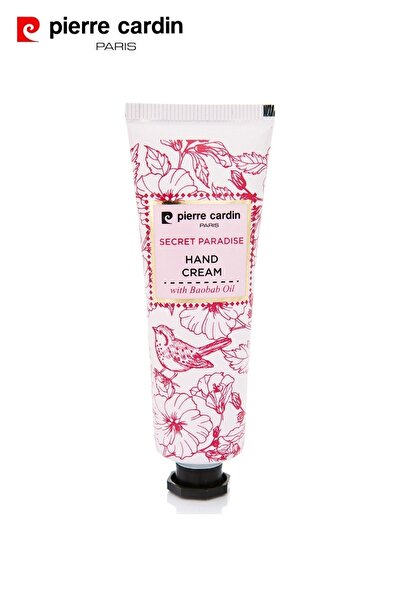 Pierre Cardin كريم سيكريت بارادايس لترطيب اليدين بزيت الباوباب وفيتامين E 30 مل