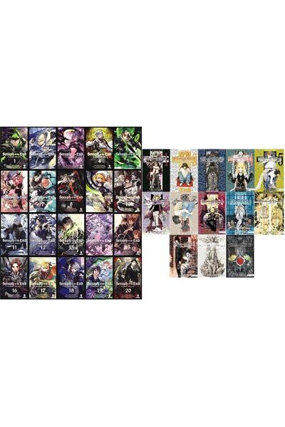 AKILÇELEN YAYINEVİ 2 Manga Serisi Toplam 33 Kitap Set / Seraph Of The End (20...