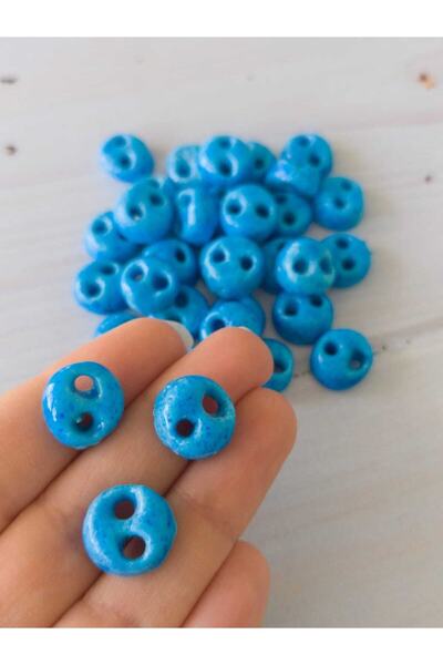 Bonanka 2 خرزة عين الشر الآشورية المستديرة ذات العيون (4 قطع)