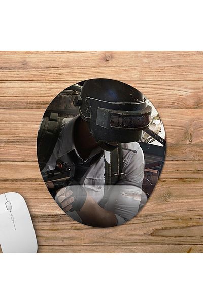 Pixxa نموذج لوحة الماوس مع دعم المعصم من Pubg - 3 بيضاوي