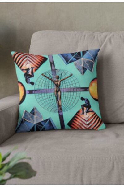 ALAMODECOR Спеціальний дизайн чохла для подушки з принтом і блискавкою (43 см × 43 см)