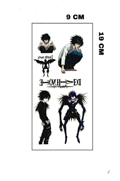 Mecit Tuhafiye Death Note Genç Geçici Çocuk Dövmesi