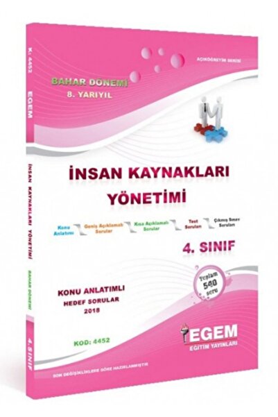 Genel Markalar AÖF 4. Sınıf İnsan Kaynakları Yönetimi Bahar Dönemi Konu Anlat...