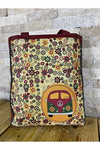 Bohemian Green Vosvos Bohemian Style Claret Red Bag