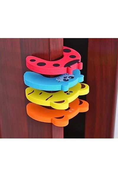 CMT Children's Illustrated Protective Door Stopper Anti-Crash Set of 4