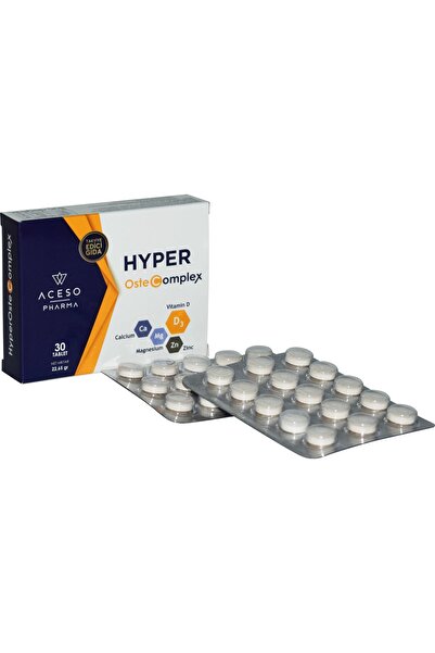 Hyper OsteComplex Kalsiyum Magnezyum Çinko Ve D Vitamini Içeren Takviye Edici...
