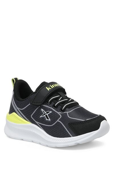 Kinetix Negru - Pantofi sport pentru băieți Polymer 2fx