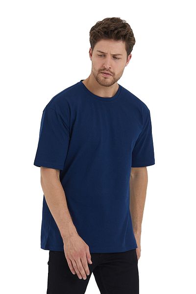 Adams Ανδρικό μπλουζάκι Basic Oversize Crew Neck 100% βαμβακερό κοντομάνικο