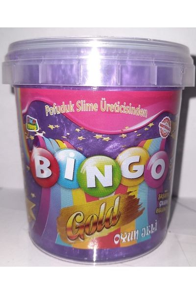 ümit toys B I N G O G O L D سليم ميتاليك معطر بالفواكه قطعة واحدة 140 جرام إجمالي سلايم أرجواني