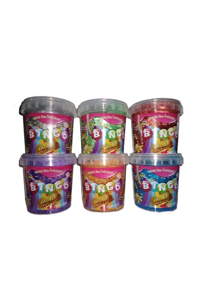 Ümit B I N G O G O L D Slıme Metalik Dokulu Meyva Kokulu 6 Adet 140 Gr Toplam 840 Gr Slime