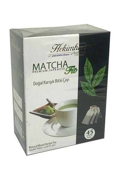 hekimhan bitkisel Matcha 45 Pieces - Filtered Tea Bag, Brewing Herbal Tea, Natural and Herbal