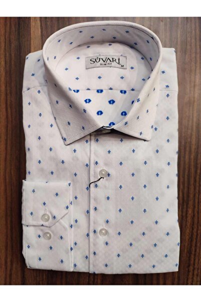 SÜVARİ Classics Slim Fit Erkek Uzun Kol Gömlek