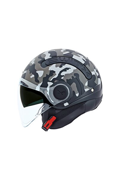 Nexx Sx.10 Camo Mat Gri Kask