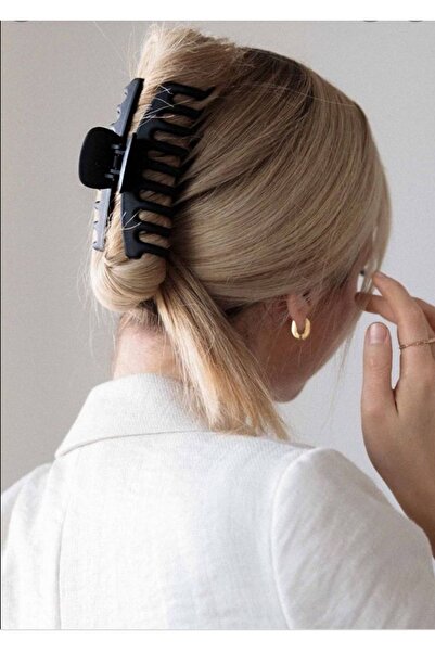 MAKSESUAR Γυναικεία μονόχρωμη αγκράφα μεγάλου μεγέθους