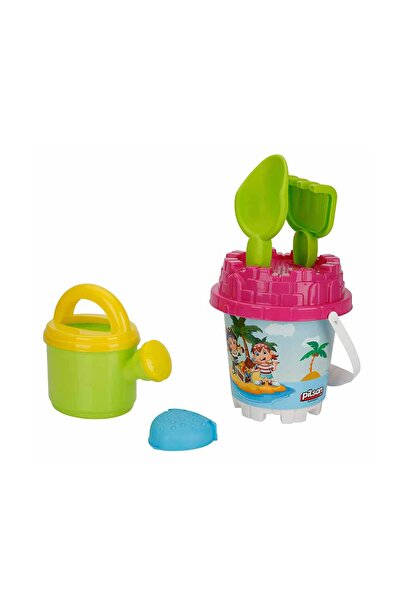 PİLSAN مجموعة دلو قلعة صغيرة مستديرة - 06-023