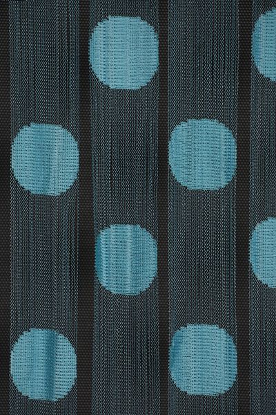 AKÇA TEKSTİL Polka Dot Double Color Lilac Rope Curtain Ready Made Buttons Sewn Rope Curtain 300*270 Cm