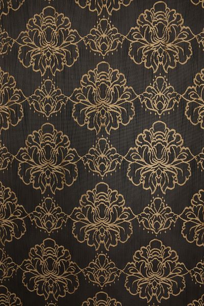 AKÇA TEKSTİL Spider Double Color Gold Rope Curtain Ready Buttons Sewn Rope Curtain 300*270 Cm