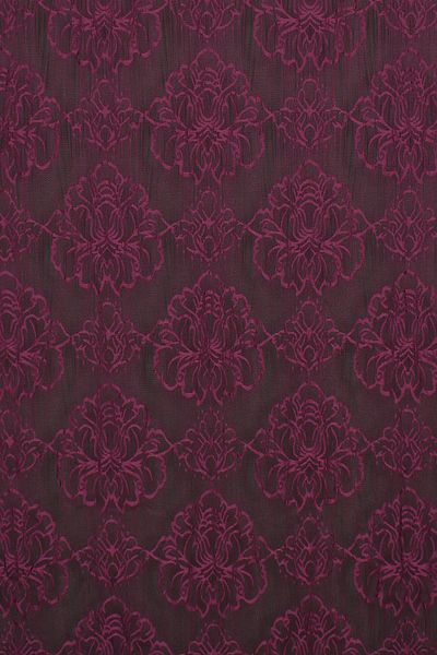AKÇA TEKSTİL Spider Model Purple Color Rope Curtain Ready-made Buttons Sewn Rope Curtain 300*270 Cm