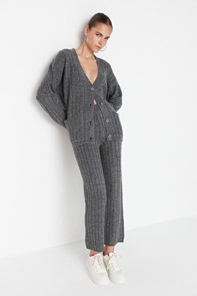 Trendyol Collection Two-Piece Set - Gray - Regular