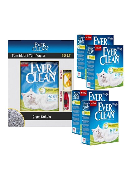 Ever Clean Kedi Kumu Spring Garden Çiçek Kokulu Topaklaşan 4x10 Litre