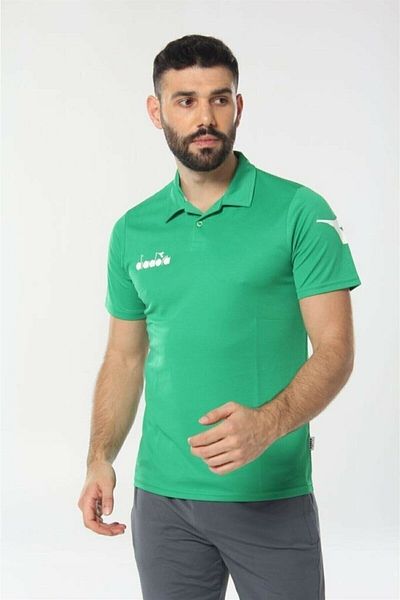 Diadora Μπλουζάκι Nacce Light Green Polo Collar - 1tsr06-lightgreen