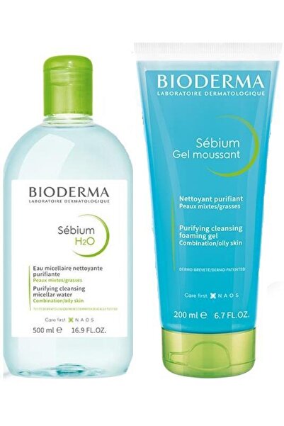 Bioderma Sebium H2o 500 Ml+ Sebium Foaming Gel Tüp 200 Ml