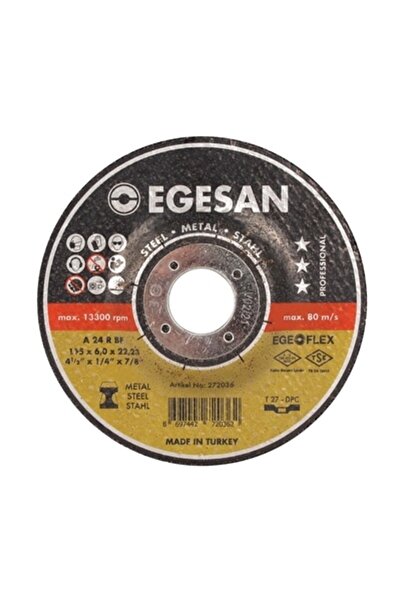 Egesan 115*6*22 Metal Taşlama  272036