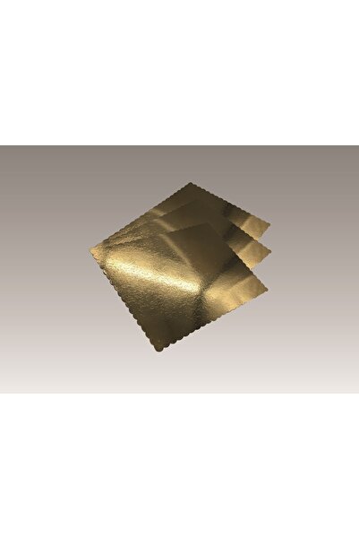 Genel Markalar 50 Adet Pasta Altlığı Gold Kalın Mukavva 29x34 Cm