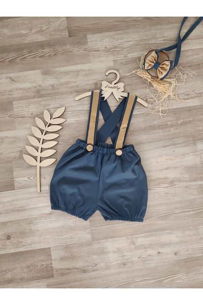 Feriatolye Midnight Blue Gold Salopet Birthday Dress