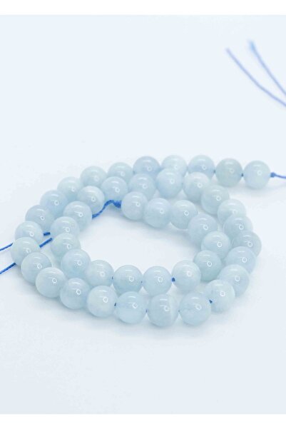 Mucize Taş Akuamarin Taşı Doğaltaş Dizi 8 Mm