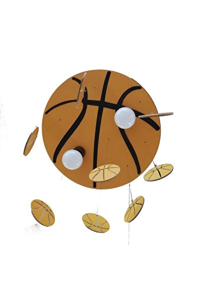 DESİNGSTORE Avize Spor Modern Tasarım Çocuk Odası Basketbol Avize