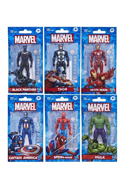 Hasbro مجموعة من 6 شخصيات سبايدرمان الأصلية المرخصة من مارفل، أيرون مان، هالك...