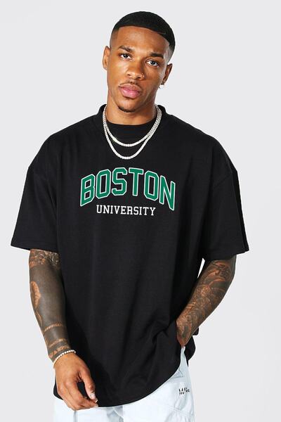 FUWEAR Νέο Fashion Oversize Βαμβακερό χτενισμένο μπλουζάκι ποιότητας