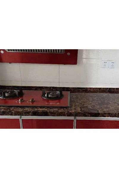 CMT Brown Foil Kitchen Countertop - Marble Patterned and Adhesive