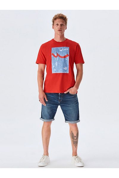 Ltb T-Shirt - Rot - Regular Fit