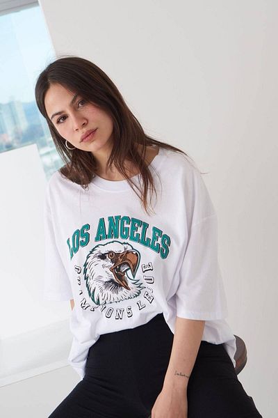 Addax T-Shirt - Weiß - Oversized