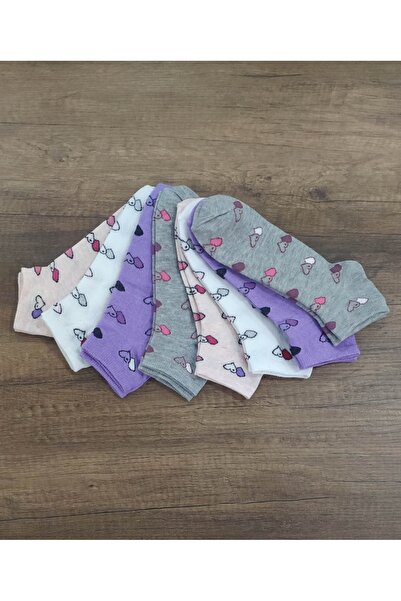 erceys 8 чифта памучни летни спортни къси чорапи за момичета