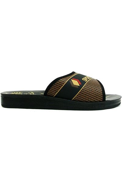 GEZER Men's Sport Black Anatomical Slippers