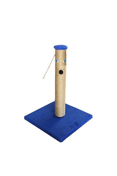 pet Gezeroğlu Shop Figured Cat Scratching Board 42cm - Navy / blue