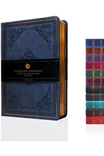 Victoria's Journals Caiet Vintage Old Book Linie 12x17 Cm